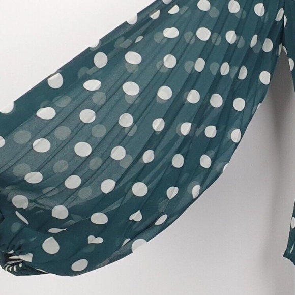 ZIMMERMANN GREEN WITH WHITE DOTS TOP - SIZE 1.   PRE LOVE... EXCELLENT CONDITON. - Picture 5 of 7